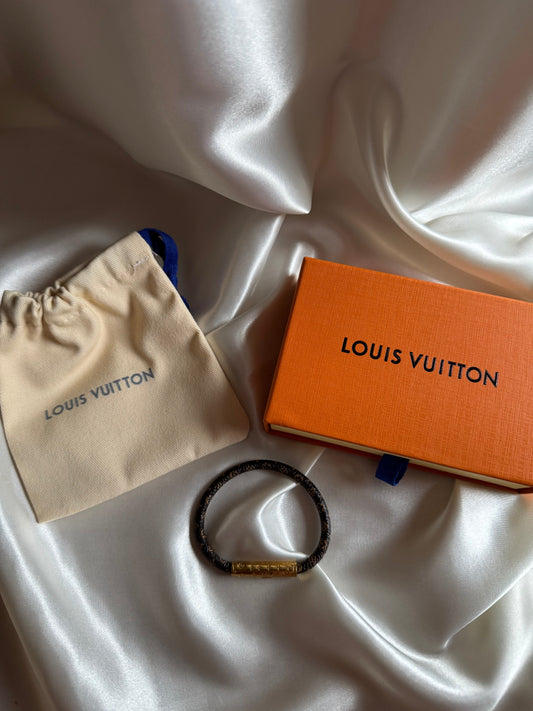 Louis Vuitton Keep It Bracelet - Monogram Canvas & Goudaccenten